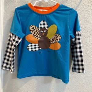 Boutique girls thanksgiving shirt size youth XS or 4-5